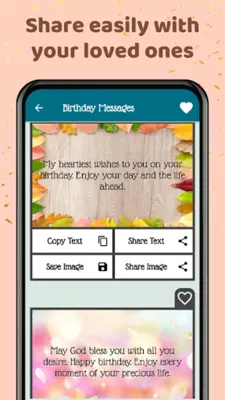 Happy Birthday Wishes & Status android App screenshot 3