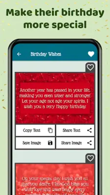 Happy Birthday Wishes & Status android App screenshot 5