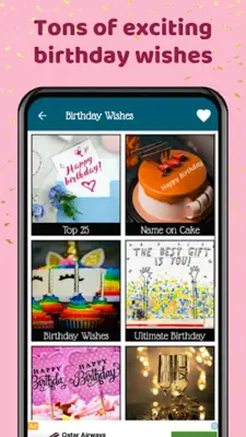 Happy Birthday Wishes & Status android App screenshot 7